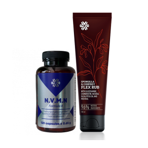 Купи Новомин и ќе добиеш балсам Flex Rub Spongilla