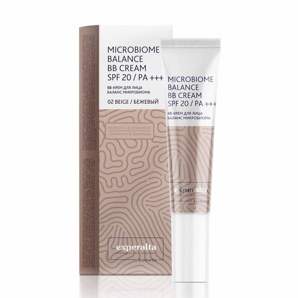 Experalta® Biomelle BB-крем за лице „Микробиомски баланс“ SPF 20/PA+++ (02 бежова)